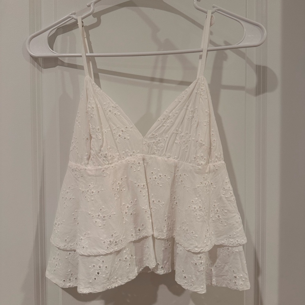 Ocean Drive White flowy top🤍